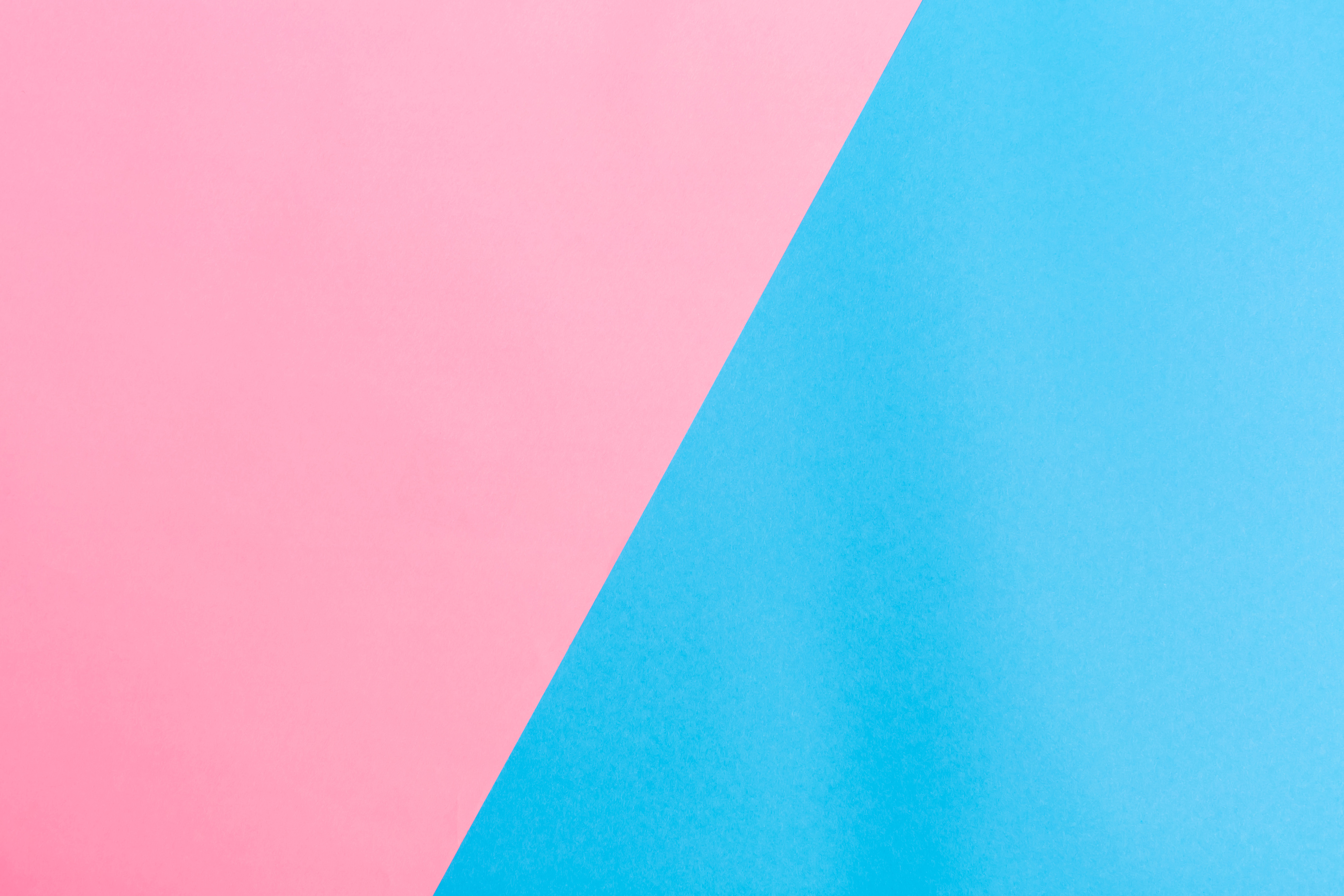 Split blank pink and blue vibrant background